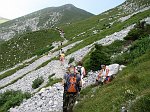 Dal parapendio in discesa dal Menna - Bivacco MAGA a Oltre il Colle - 3 agosto 08 - FOTOGALLERY